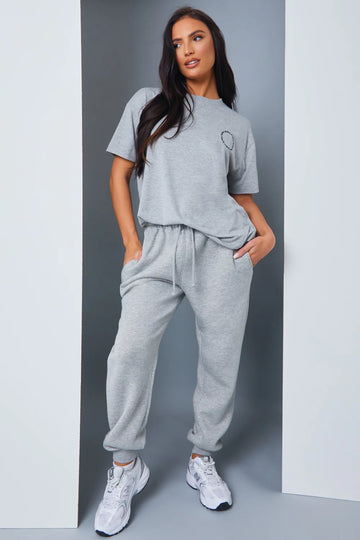 Active' Circle Slogan T-Shirt